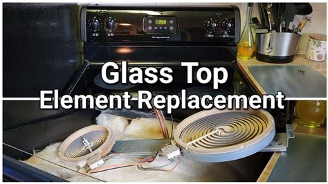 how to replace stove top element